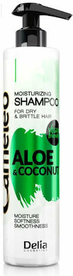 Delia Cosmetics Cameleo Aloe & Coconut Shampoos Hydration for Dry Hair 250ml