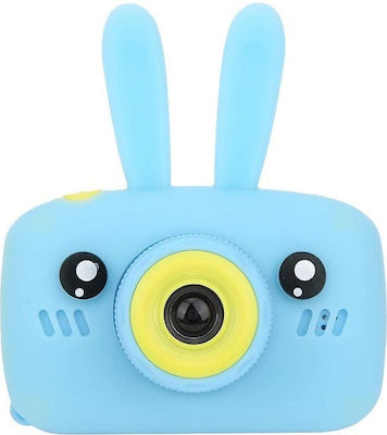 Andowl QK6 Bunny Compact Φωτογραφική Μηχανή 10MP με Οθόνη 2" Μπλε