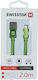Swissten Braided USB to Lightning Cable Πράσινο 2m