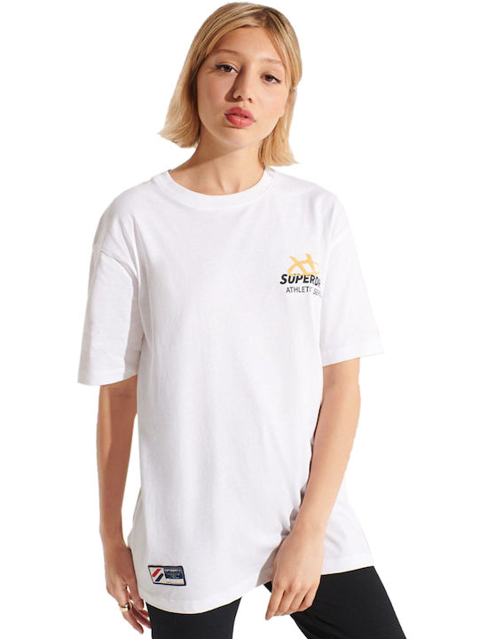 Superdry Strike-Out Women's Oversized T-shirt White