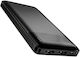 Hoco J72 Power Bank 10000mAh 10W cu 2 Porturi USB-A și Port USB-C Negru