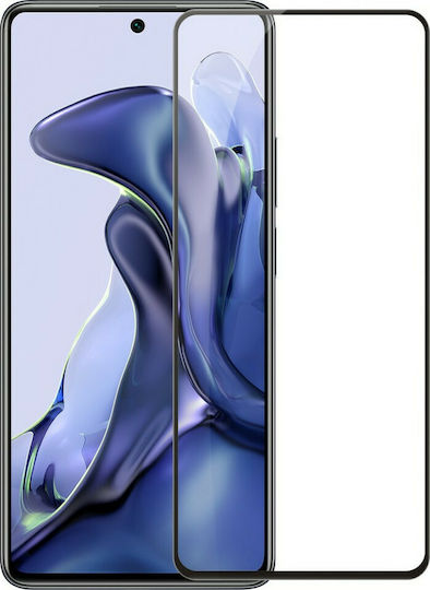 5D Full Glue Full Face Tempered Glass Μαύρο (Xiaomi 11T / 11T Pro)