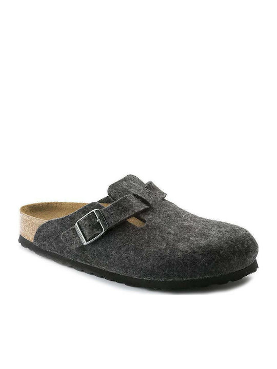 Birkenstock Boston Men's Slipper Anthracite