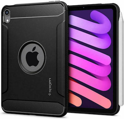 Spigen Rugged Armor Umschlag Rückseite Silikon Stoßfest Schwarz (iPad mini 2021) ACS03764