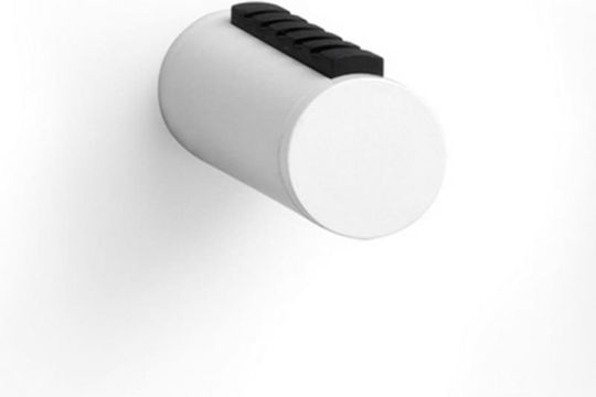 Inofix Кука Баня Единично с винтове ​3.1x5.2см Бяло