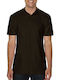 Gildan 64800 Men's Short Sleeve Promotional T-Shirt Dark Chocolate