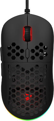 Savio Hex-R RGB Gaming Ποντίκι 12000 DPI Μαύρο