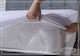 Dimcol Protective Cover Single Waterproof with Skirt White 100x200+30cm