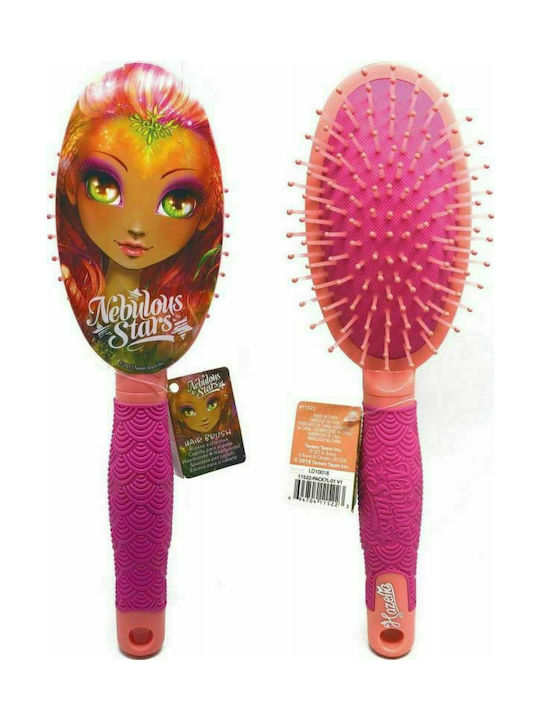 Nebulous Stars Kids Detangling Hair Brush Pink