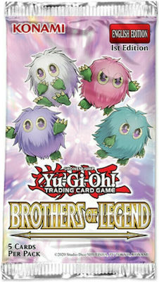 Konami Yu-Gi-Oh! Brothers of Legend Booster (5 Cards) Yu-Gi-Oh! Pachete