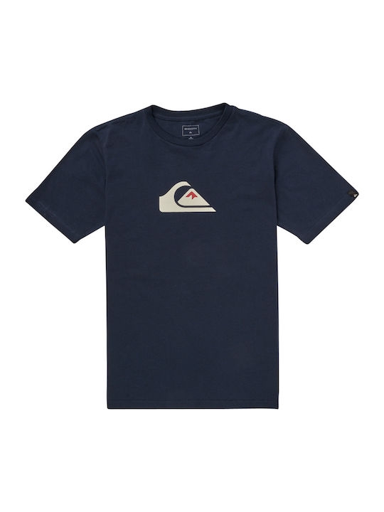 Quiksilver Παιδικό T-shirt Μπλε Comp Logo