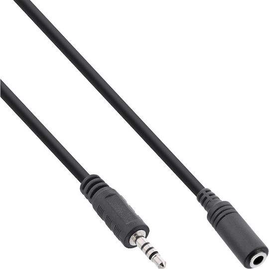 InLine Kabel 2,5 mm Stecker - 3,5 mm Buchse 1m (99308D) 1Stück