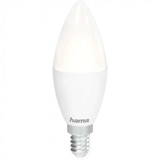 HAMA Smart Λάμπα LED 5.5W για Ντουί E14 Ρυθμιζόμενο Λευκό