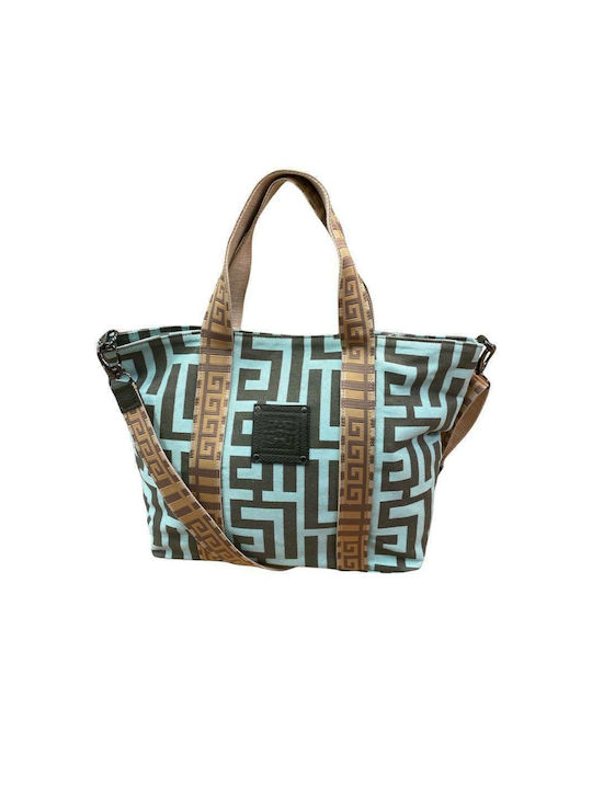 Midneto Calypso Ii Women's Bag Shopper Shoulder Turquoise