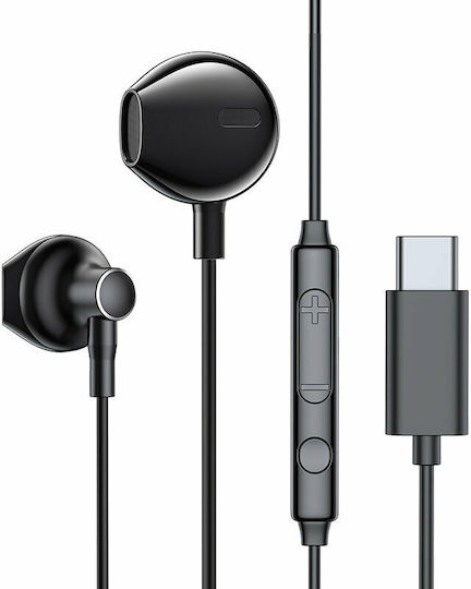 Joyroom JR-EC03 Earbuds Handsfree με Βύσμα USB-C Μαύρο