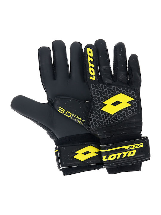 Lotto GK 700 II Goalkeeper Gloves Adults Black