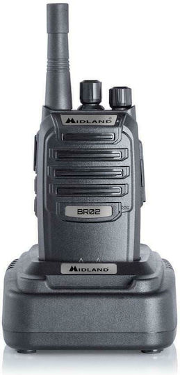 Midland BR 02 PRO Ασύρματος Πομποδέκτης PMR 0.5W χωρίς Οθόνη