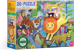 Παιδικό Puzzle Big Cats για 3+ Ετών 20pcs EeBoo