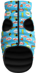WauDog Justice League Waterproof Blue Dog Coat