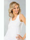 Women's Sleeveless Cotton T-Shirt White