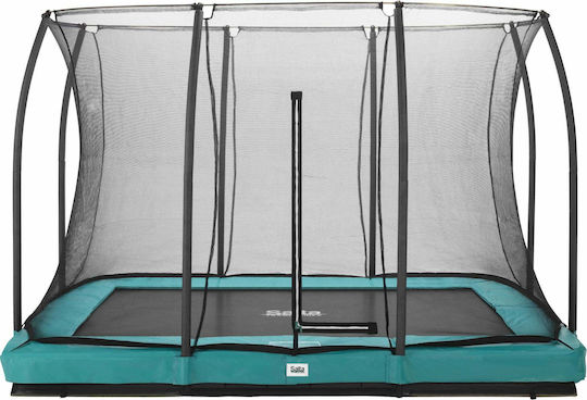 Salta Comfort Edition Ground Trampolin Draußen mit Netz 305 x 214 cm