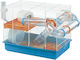 Ferplast Laura Rodent Cage Plastic Cage for Hamsters with Blue Tubes 46x29.5x37.5cm