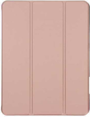 Tri-Fold Flip Cover Δερματίνης Ροζ Χρυσό (iPad Air 2020/2022)
