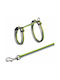 Trixie Cat Harness with Guide Green 10mm x 27 - 45cm