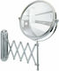 Wenko Makeup Mirror Wall Wall Mirror Deluxe 38x38cm Silver