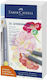Faber-Castell Awf Gold Metal Pastel Set de creioane colorate Acuarelă în cutie 36buc Pachet de 1 ambalaje