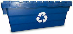 Green City International Recycling Plastic Waste Bin 44lt Blue