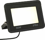 vidaXL Waterproof LED Floodlight 30W Warm White 3000K IP65