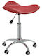 Office Desk Stool Burgundy 44x44x57cm