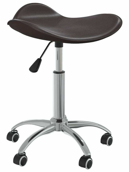 Office Stool Brown 44x44x57cm