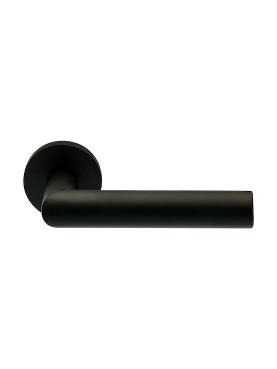 Zogometal Lever Front Door with Rosette Right 2111 2111 with Rosette Black