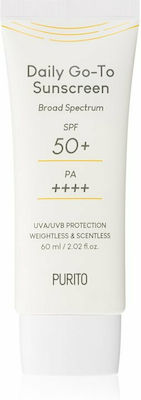 Purito Daily Go-To Sunscreen Sonnenschutz Creme Für das Gesicht SPF50 60ml