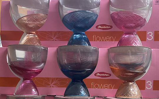 Pasabahce Ice Cream Serving Bowl Round Glass with Diameter 10cm 6pcs