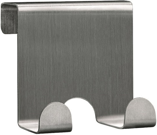 Kleine Wolke Türhaken 2 Schlitze Metallisch