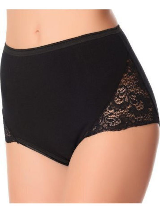 Jadea Maxi High Waist Slip With Black Lace