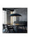 Nowodvorski Canoe Pendant Light Black Bell for 5 Bulbs E27 117x28x250cm