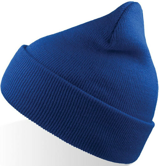 Wind 863 Ανδρικός Beanie Σκούφος σε Μπλε χρώμα