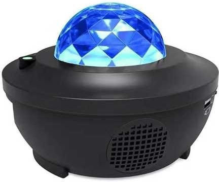 Music Player Usb Bluetooth Decorative Lamp Party Light Black