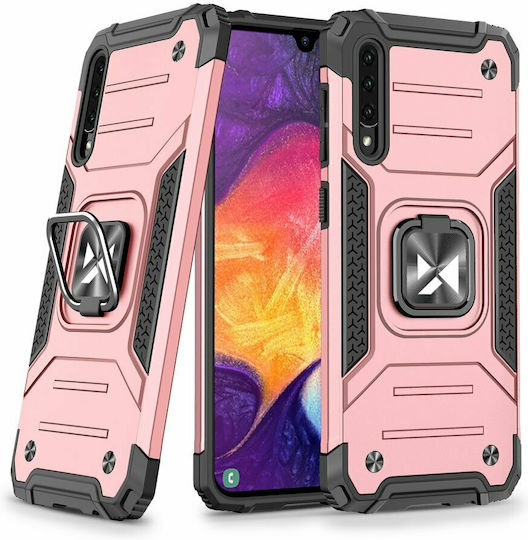 Wozinsky Ring Armor Back Cover Πλαστικό Ροζ (Galaxy A51)