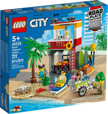 Lego Orașul Beach Lifeguard Station pentru 5+ ani