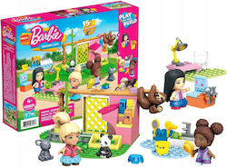 Mega Bloks Building Block Barbie Ιατρείο για Ζωάκια for 4+ years 97pcs