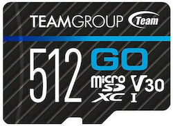 TeamGroup GO Micro microSDXC 512GB U3 V30 UHS-I cu adaptor