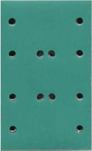 Rupes HQ 400 130135 Φύλλο Λείανσης Παλμικού Τριβείου K360 με 12 Τρύπες 80x130mm
