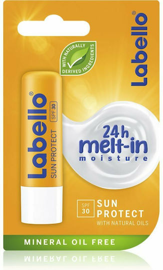 Labello Слънцезащитен 24ч Балсам За Устни Слепващ SPF30 4.8гр