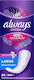 Always Dailies Extra Protect Large Daily Liners for Normal Flow 2.5 Drop 24pcs Fresh Scent