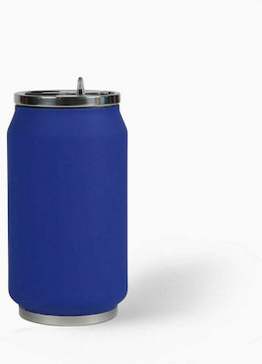 Les Artistes Glass Thermos Stainless Steel BPA Free Indigo 280ml A-4232